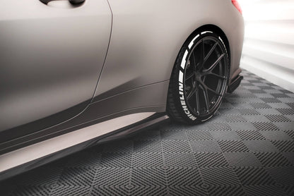 Maxton Set of Carbon Fiber Splitters BMW M4 G82 schwarz matt