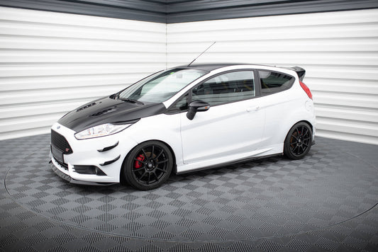 Maxton Seitenschweller Ansatz für V.4 Ford Fiesta ST / ST-Line Mk7 schwarz Hochglanz