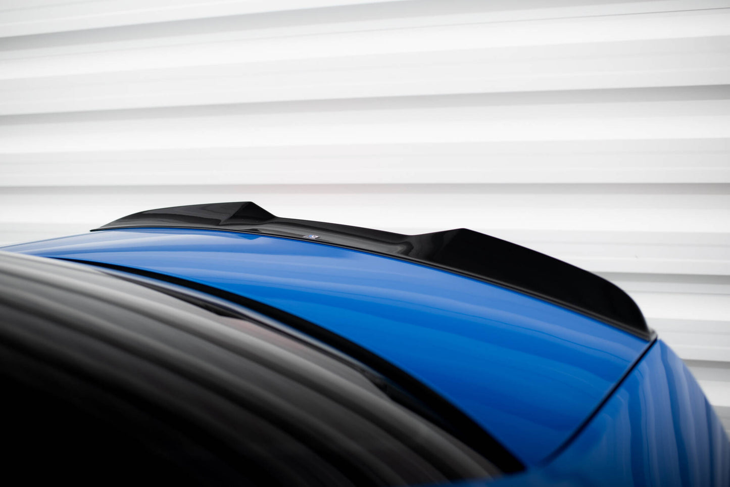 Maxton Spoiler CAP für 3D Audi S4 Limousine B8 schwarz Hochglanz