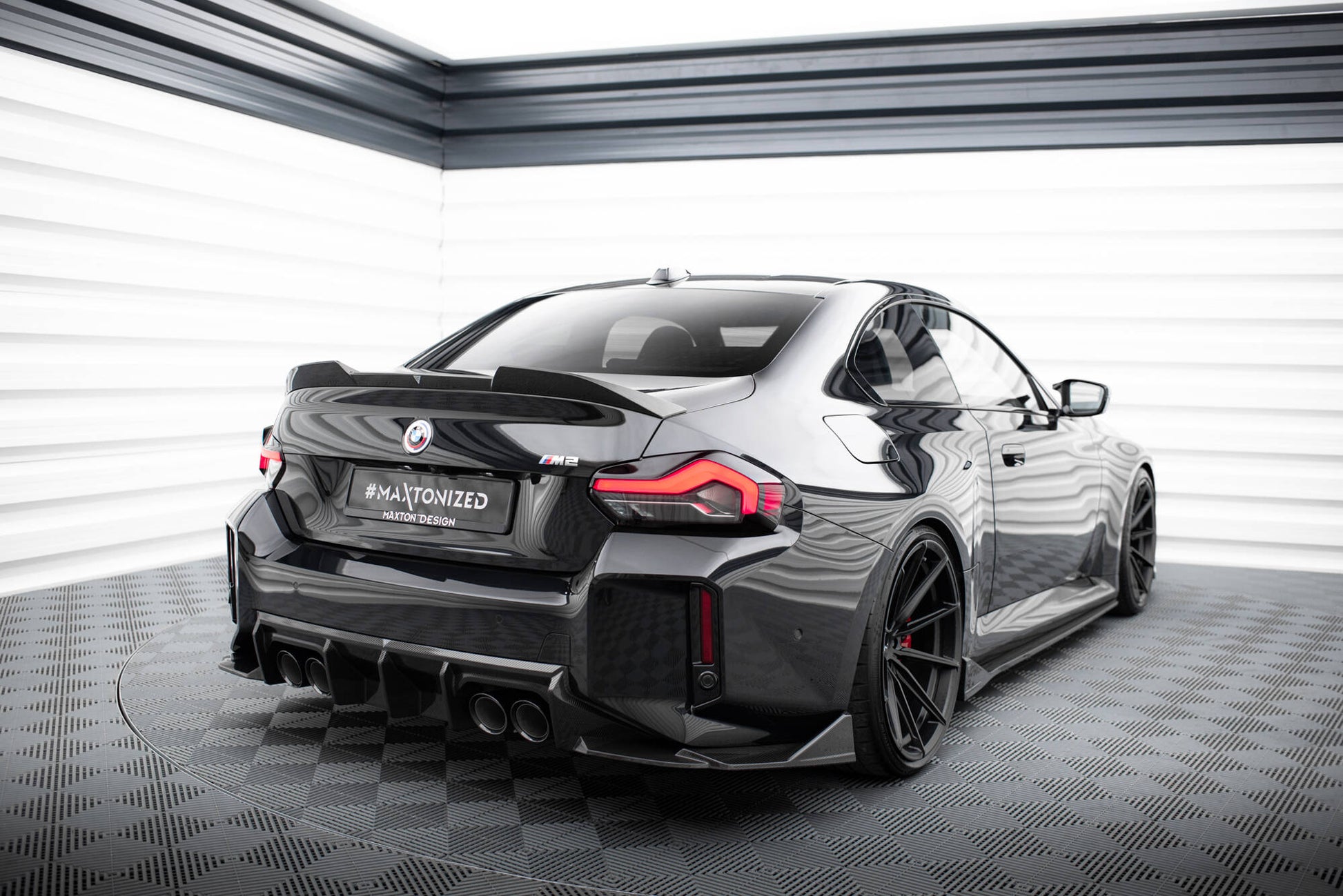 Maxton Carbon Fiber Diffusor Heck Ansatz für BMW M2 G87