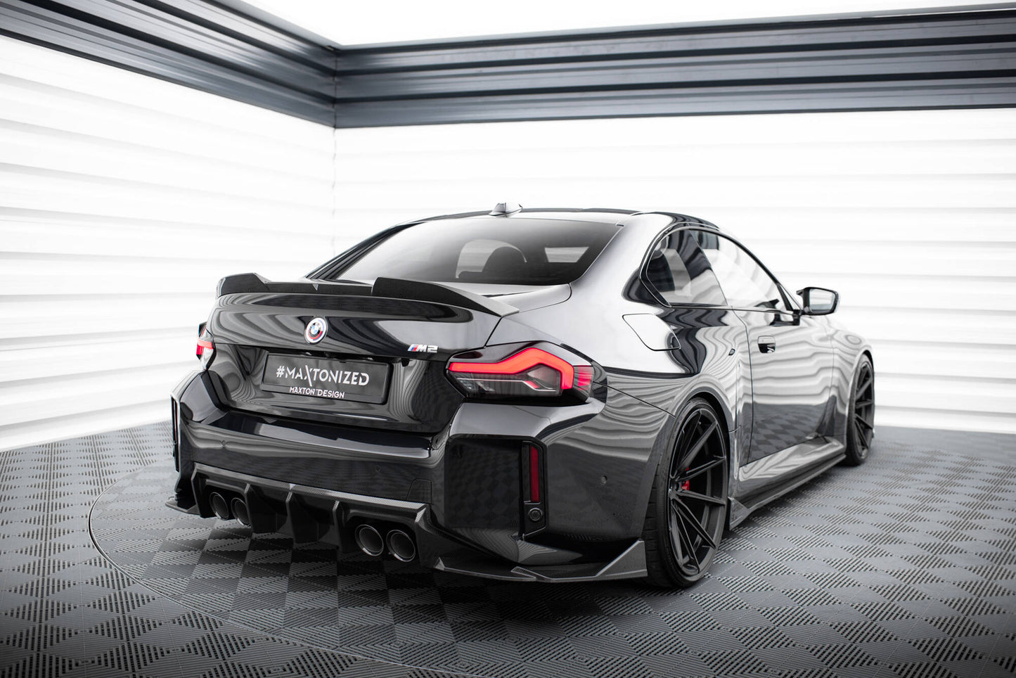 Maxton Carbon Fiber Heck Ansatz Flaps Diffusor für BMW M2 G87