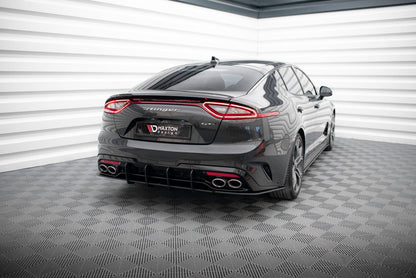 Maxton Street Pro Heck Ansatz Flaps Diffusor für Kia Stinger GT / GT-Line  Mk1