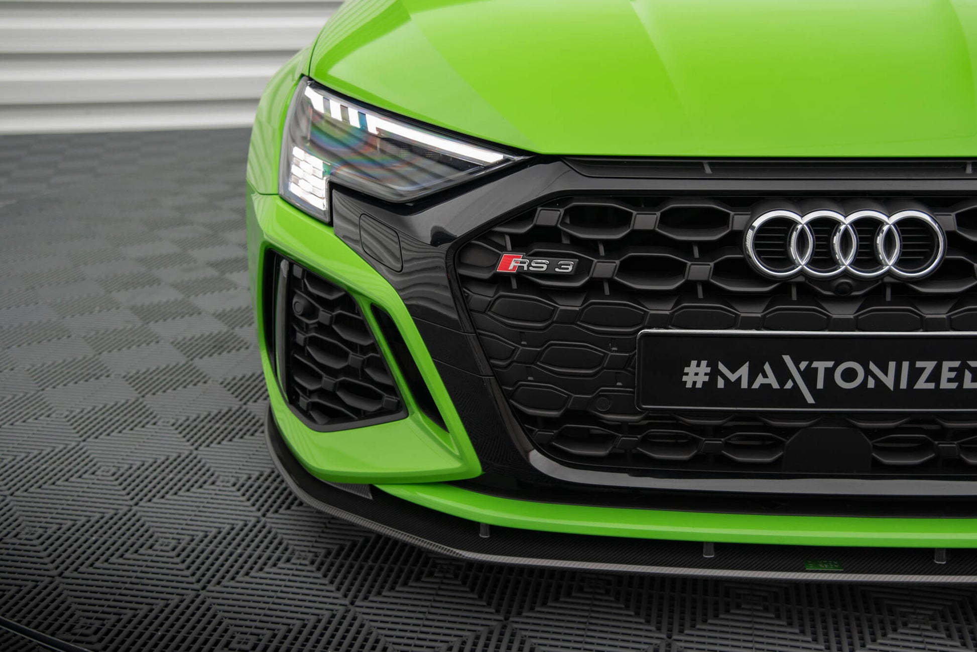 Maxton Carbon Fiber Front Splitter Audi RS3 Limousine / Sportback 8Y