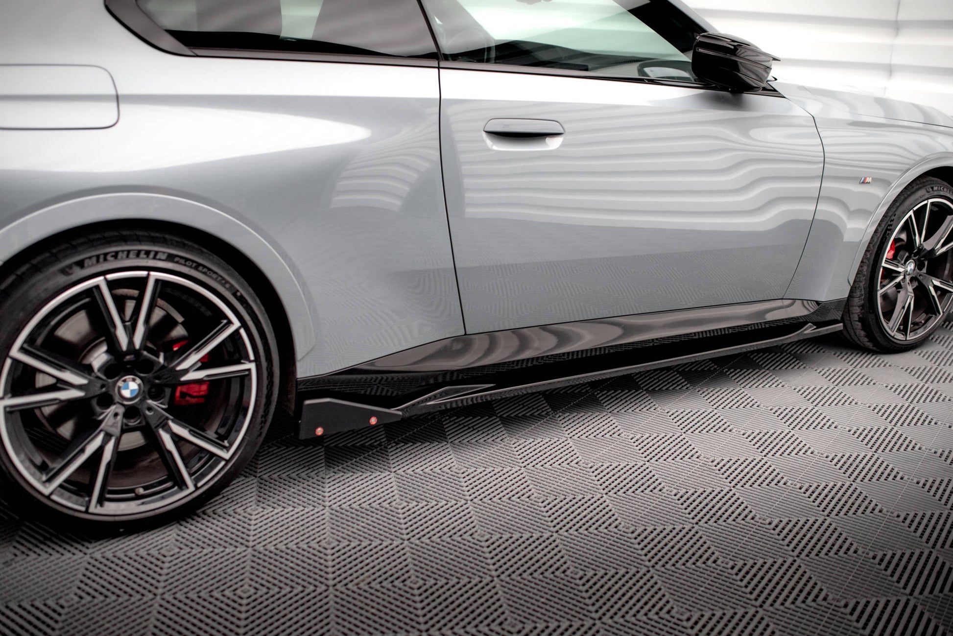 Maxton Seitenschweller Ansatz für V.2 für + Flaps BMW 2 Coupe M-Paket / M240i G42