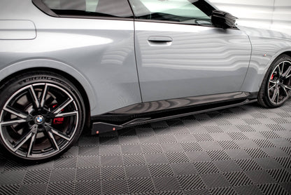 Maxton Seitenschweller Ansatz für V.2 für + Flaps BMW 2 Coupe M-Paket / M240i G42