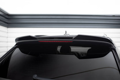 Maxton Höher Spoiler CAP für 3D Bentley Bentayga Mk1  schwarz Hochglanz