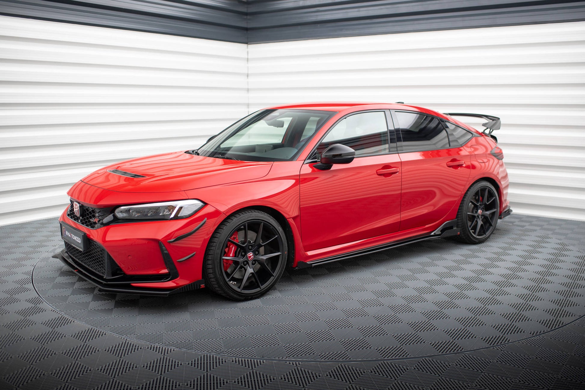 Maxton Side Flaps Honda Civic Type-R Mk 11 schwarz Hochglanz