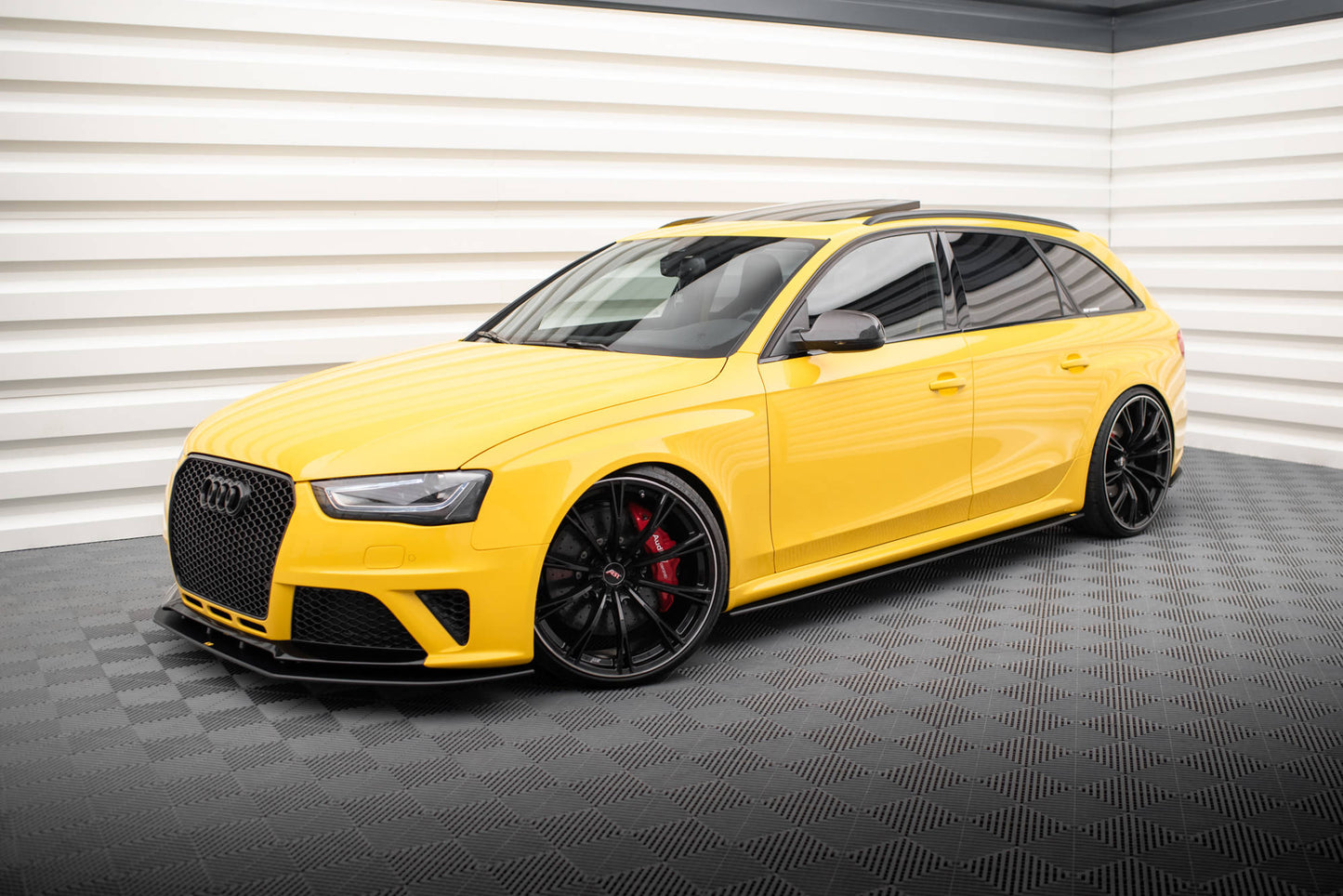 Maxton Street Pro Seitenschweller Ansatz für Audi RS4 B8