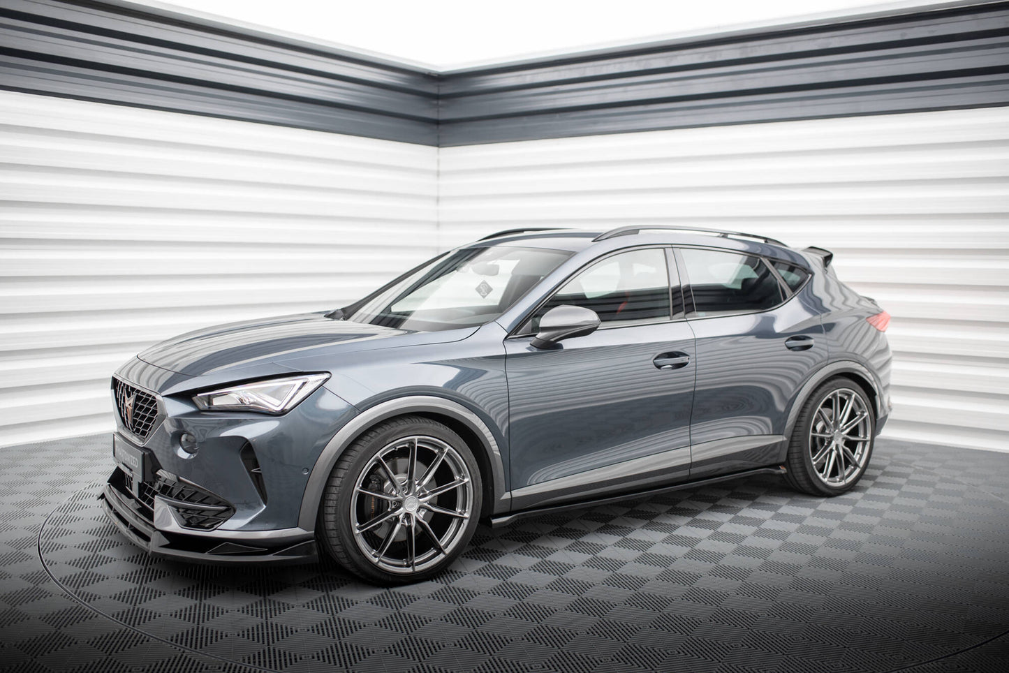 Maxton Seitenschweller Ansatz für V.2 für Cupra Formentor Mk1 schwarz Hochglanz