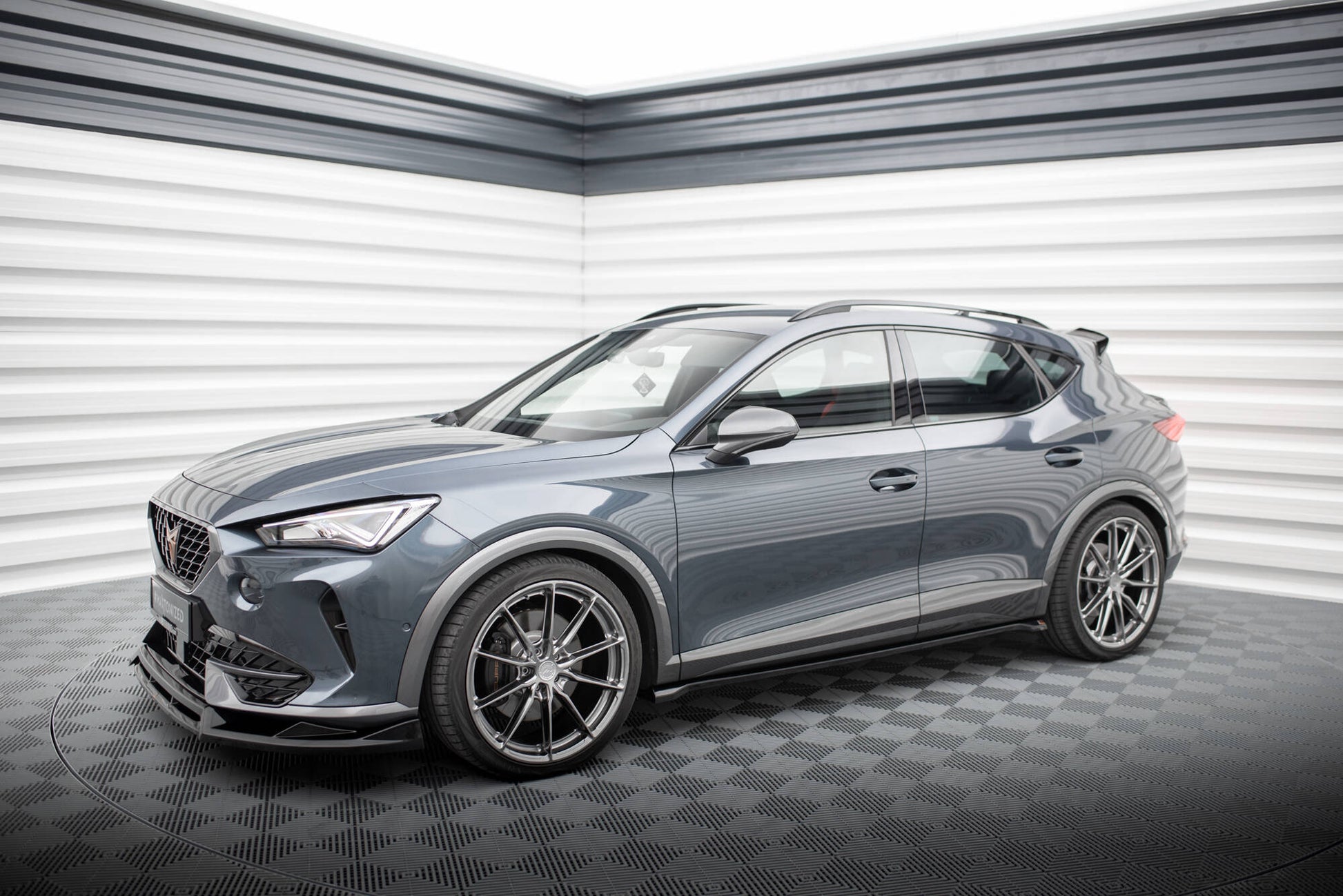 Maxton Seitenschweller Ansatz für V.2 für Cupra Formentor Mk1 schwarz Hochglanz