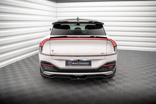 Maxton Mittlerer Diffusor Heck Ansatz DTM Look für Kia EV6 GT-Line Mk1 schwarz Hochglanz