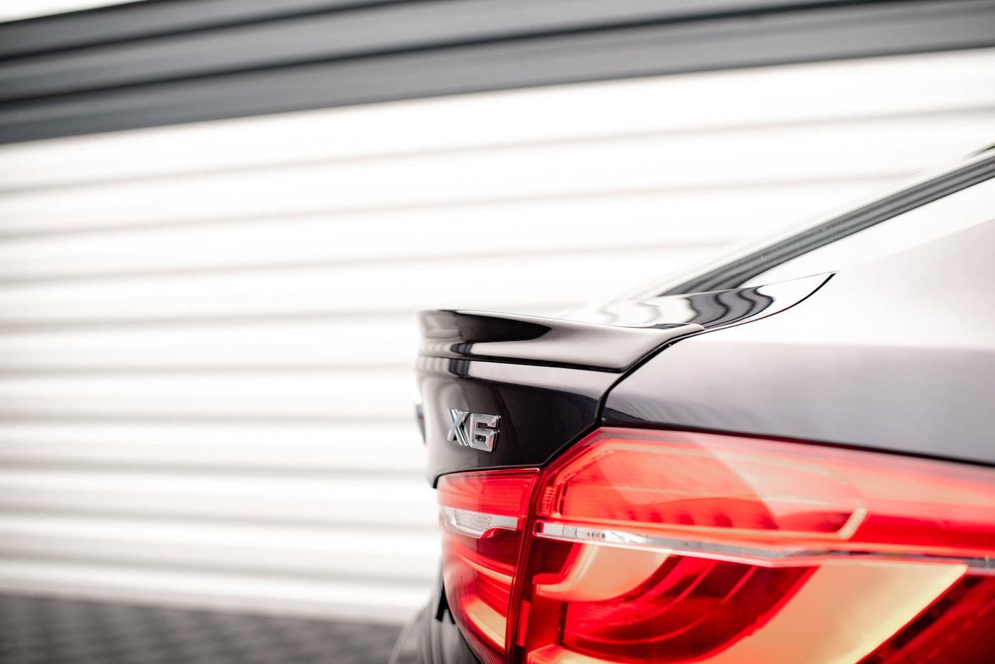 Maxton 3D Spoiler CAP V.2 für BMW X6 F16 M-Paket / X6 M F86 schwarz Hochglanz