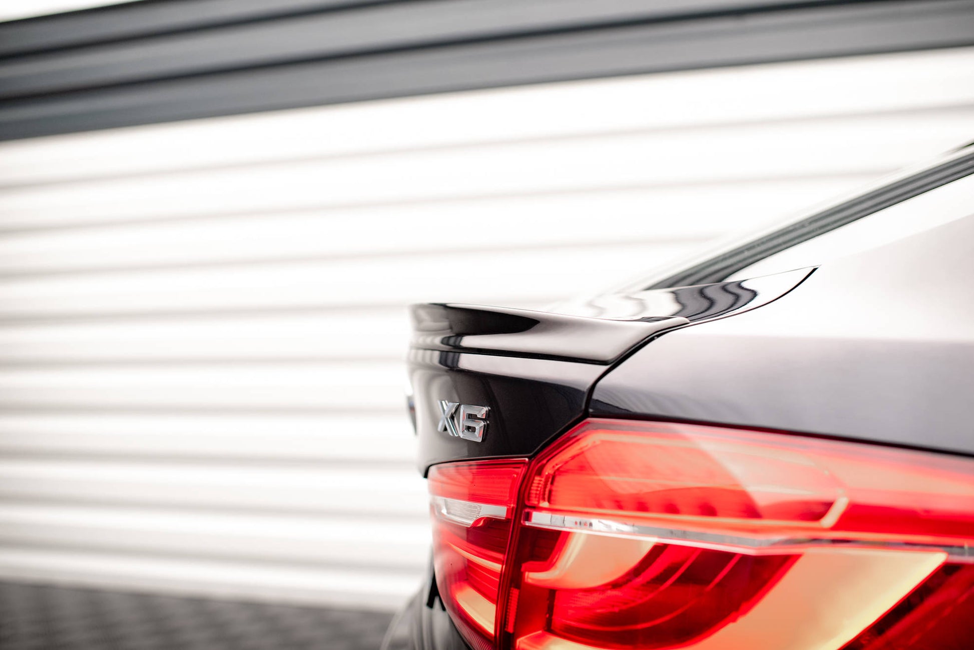 Maxton 3D Spoiler CAP V.2 für BMW X6 F16 M-Paket / X6 M F86 schwarz Hochglanz