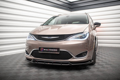 Maxton Front Ansatz für Chrysler Pacifica Mk2 schwarz Hochglanz