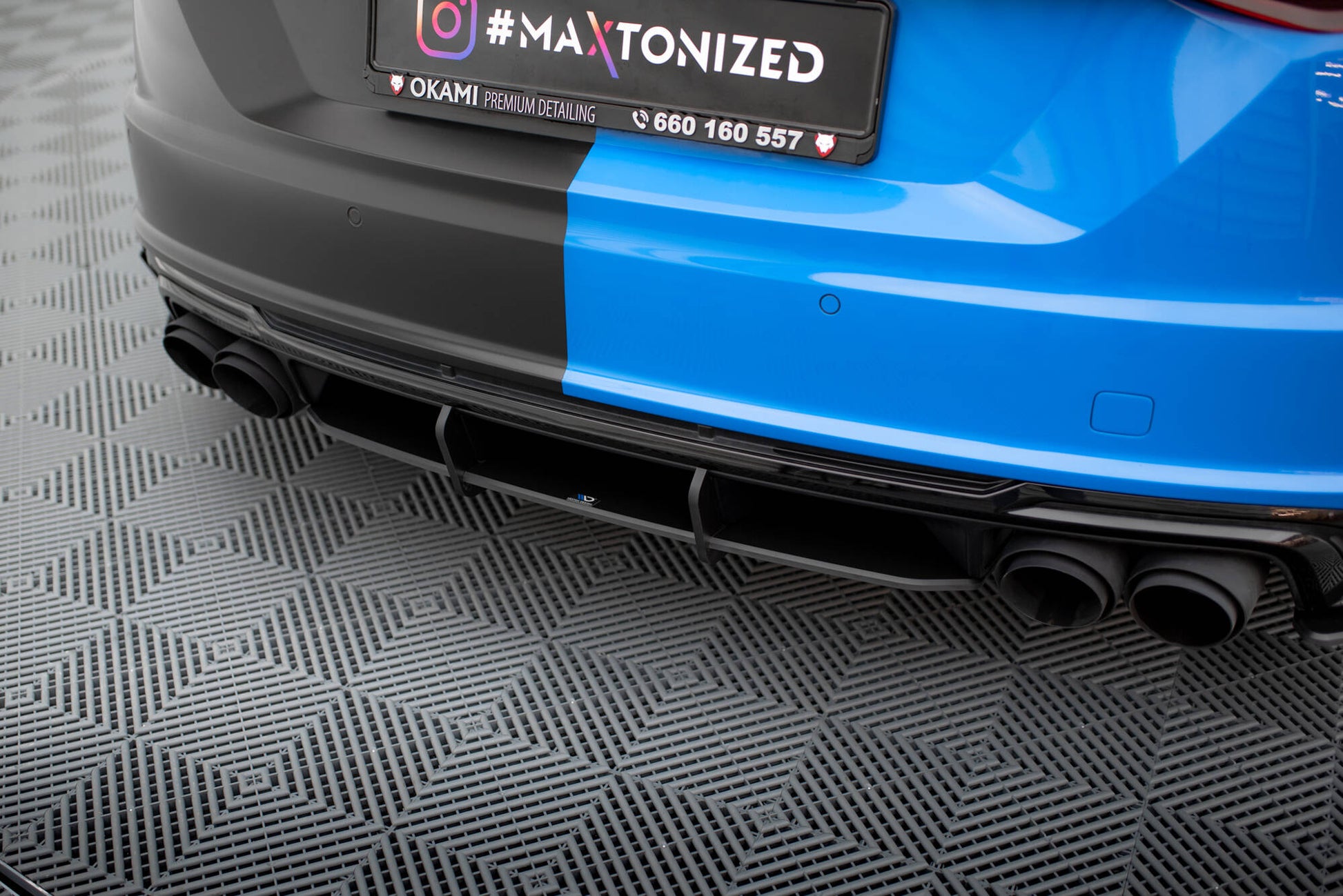 Maxton Street Pro Heckschürze für Audi TT S 8S Facelift