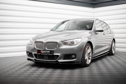 Maxton Front Ansatz für BMW 5er GT M-Paket F07 schwarz Hochglanz