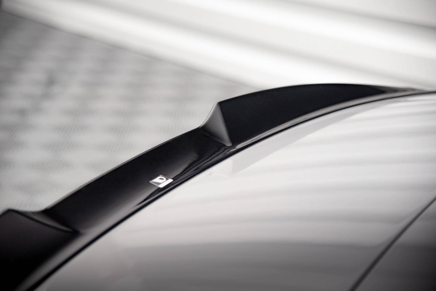 Maxton 3D Spoiler CAP für Bentley Continental Convertible GT Mk3 schwarz Hochglanz