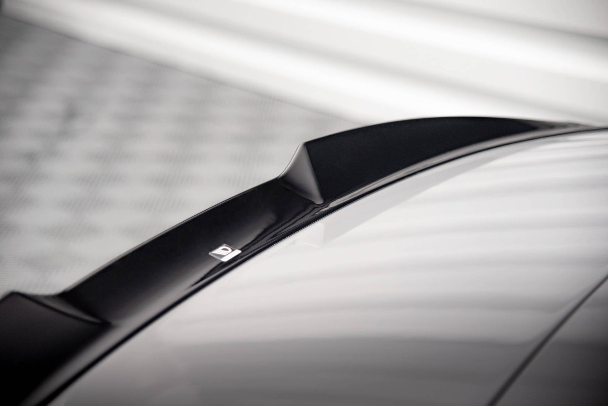 Maxton 3D Spoiler CAP für Bentley Continental Convertible GT Mk3 schwarz Hochglanz