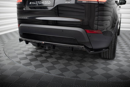 Maxton Mittlerer Diffusor Heck Ansatz DTM Look für Land Rover Discovery HSE Mk5 schwarz Hochglanz