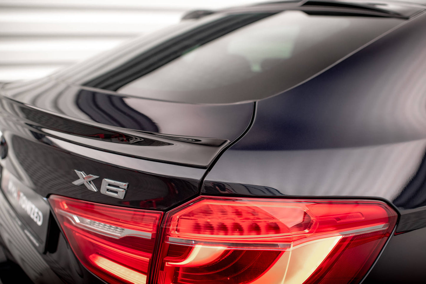 Maxton 3D Spoiler CAP V.2 für BMW X6 F16 M-Paket / X6 M F86 schwarz Hochglanz