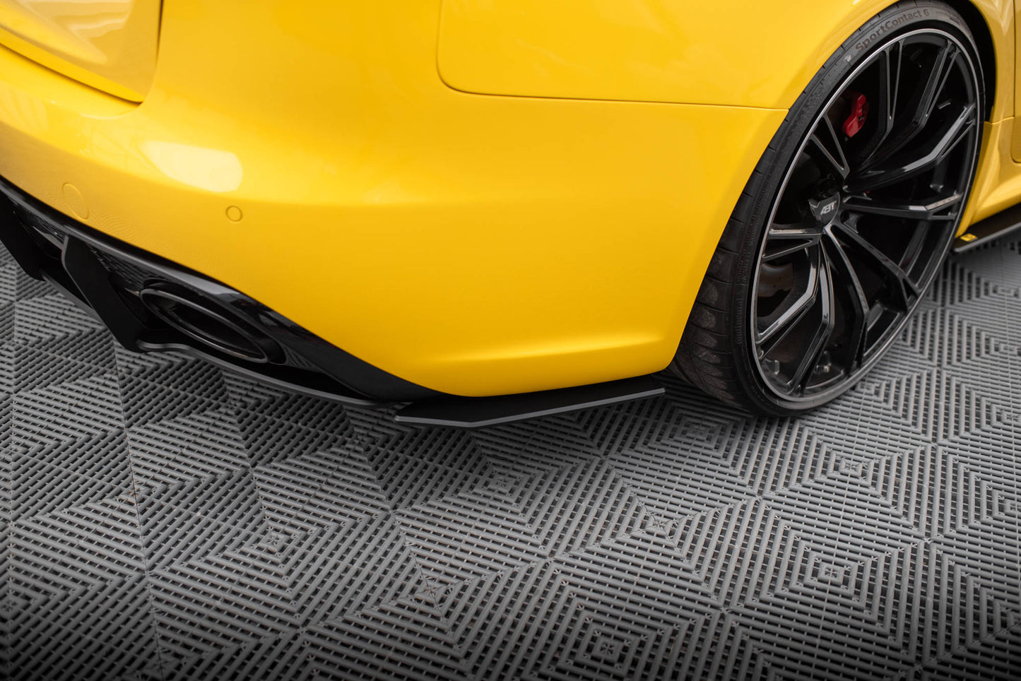 Maxton Street Pro Heck Ansatz Flaps Diffusor für Audi RS4 B8