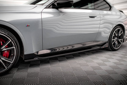 Maxton Seitenschweller Ansatz für V.2 für + Flaps BMW 2 Coupe M-Paket / M240i G42