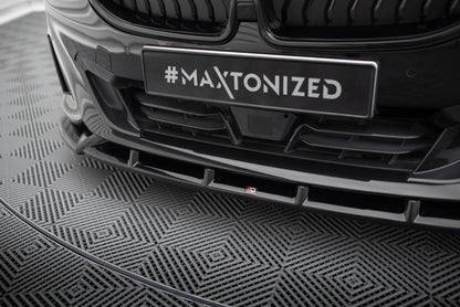 Maxton Front Ansatz V.2 für BMW 2 Coupe G42 schwarz Hochglanz