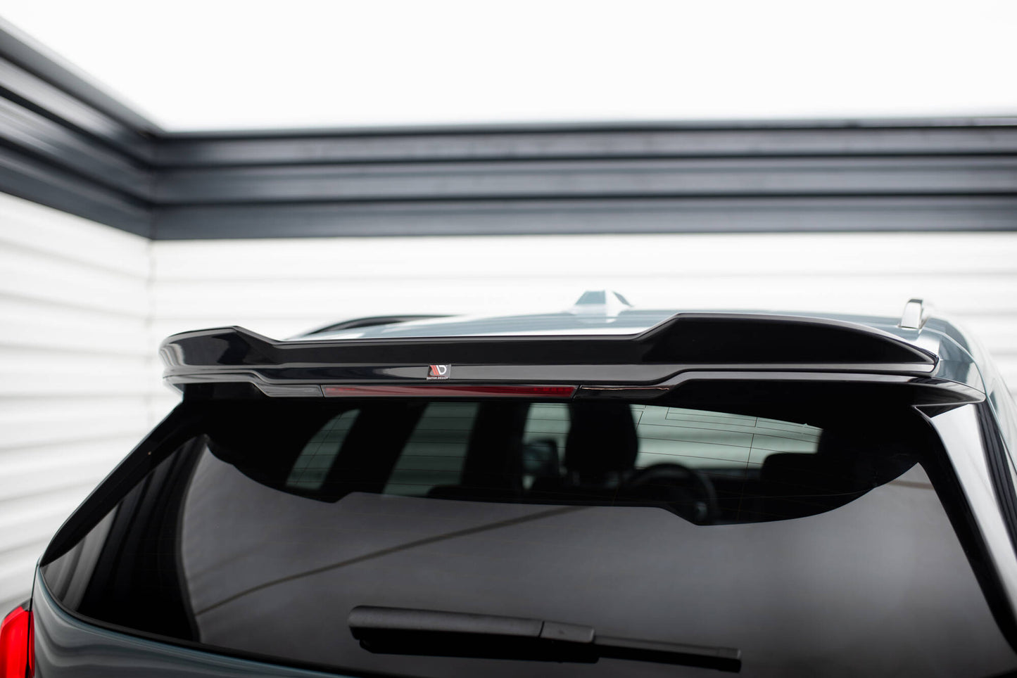 Maxton Spoiler CAP für 3D BMW X1 M-Paket U11 schwarz Hochglanz