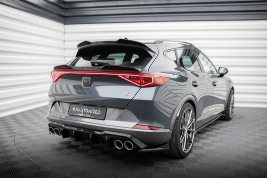 Maxton Diffusor Heck Ansatz für + Endschalldampfer Sportauspuff Attrappe Cupra Formentor Mk1