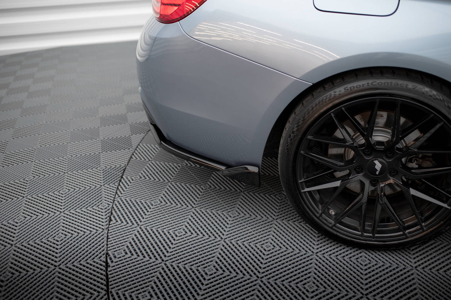 Maxton Heck Ansatz Flaps Diffusor V.5 für BMW 4er Coupe M-Paket F32  schwarz Hochglanz