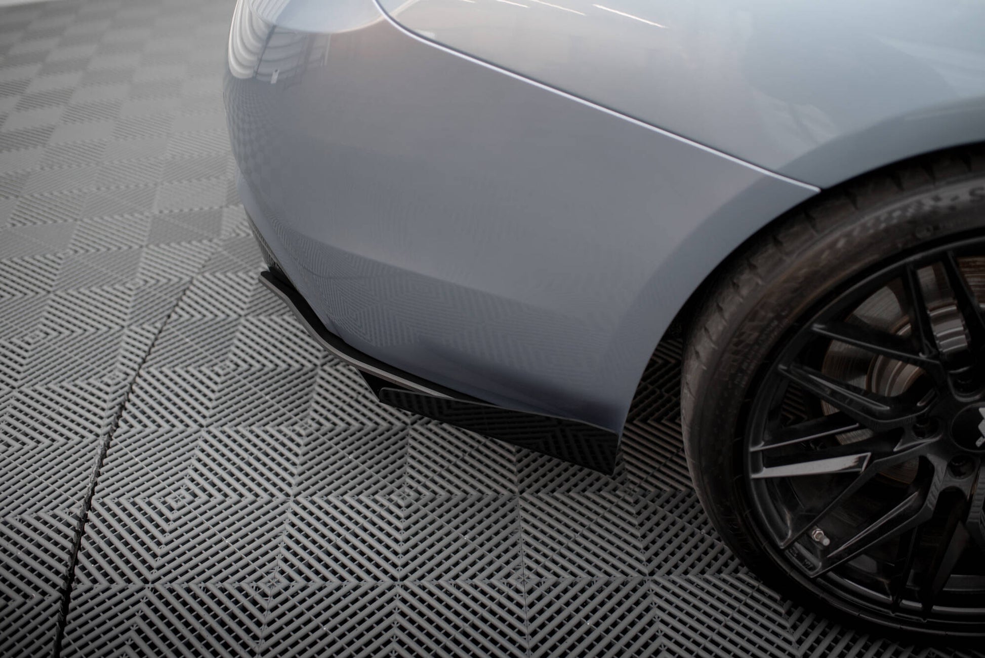 Maxton Street Pro Heck Ansatz Flaps Diffusor +Flaps für BMW 4er35i Coupe M-Paket F32 schwarz Hochglanz