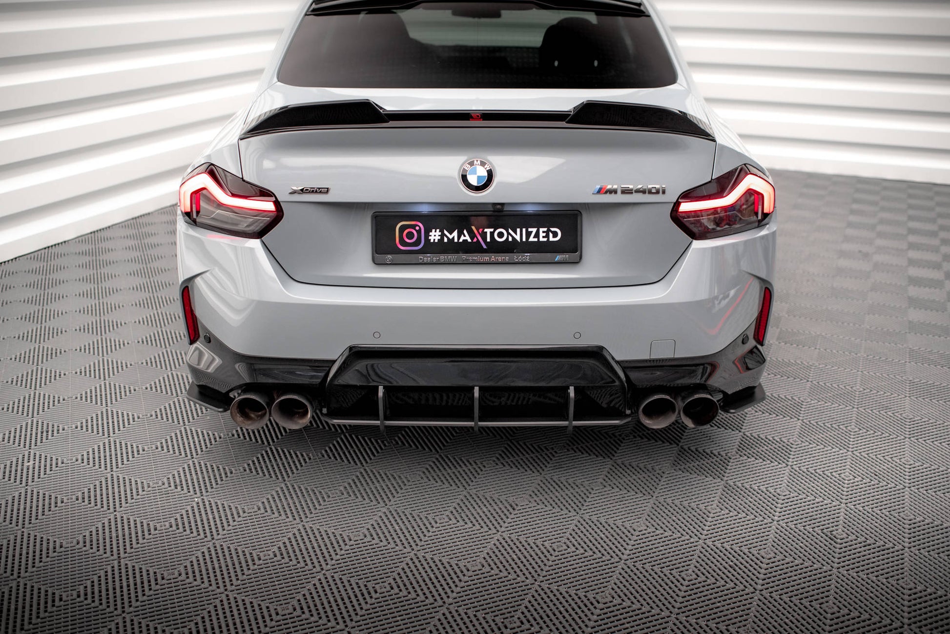 Maxton Street Pro Heckschürze für BMW 2 Coupe M240i G42