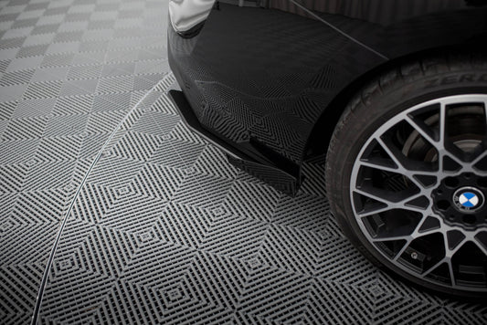 Maxton Street Pro Heck Ansatz Flaps Diffusor +Flaps für BMW 2 Coupe G42 schwarz Hochglanz