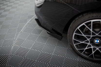 Maxton Street Pro Heck Ansatz Flaps Diffusor +Flaps für BMW 2 Coupe G42 schwarz Hochglanz