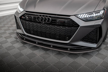 Maxton Set of Carbon Fiber Splitters Audi RS6 C8 schwarz matt