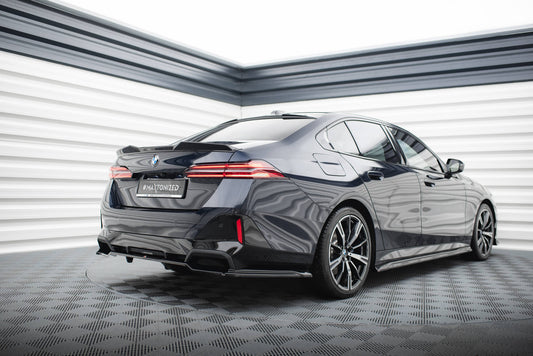 Maxton Mittlerer Diffusor Heck Ansatz DTM Look für V.2 BMW 5er M-Paket G60 schwarz Hochglanz