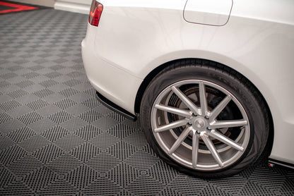 Maxton Mittlerer Diffusor Heck Ansatz DTM Look für Audi A5 Coupe 8T Facelift schwarz Hochglanz