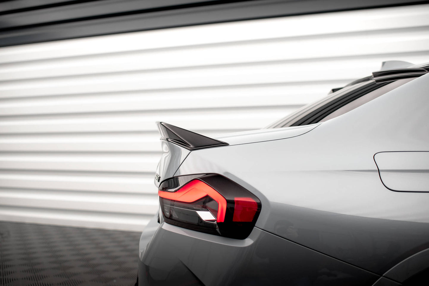 Maxton Spoiler CAP für 3D BMW 2 Coupe G42 / M2 G87 schwarz Hochglanz
