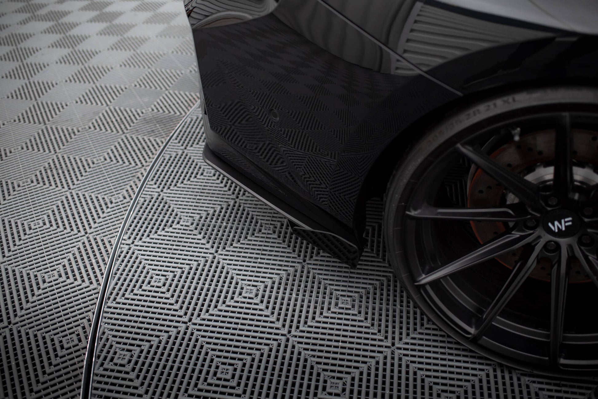 Maxton Street Pro Heck Ansatz Flaps Diffusor V.1 +Flaps für BMW M2 G87 schwarz Hochglanz