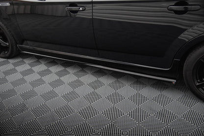 Maxton Seitenschweller Ansatz für Ford Mondeo ST-Line Mk4 Facelift schwarz Hochglanz