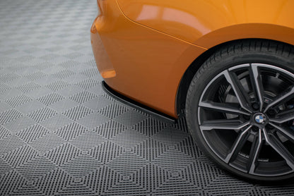 Maxton Heck Ansatz Flaps Diffusor V.1 für BMW M440I G22 schwarz Hochglanz