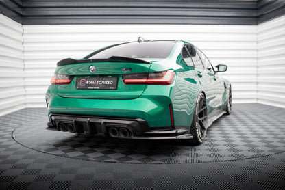 Maxton Carbon Fiber Heck Ansatz Flaps Diffusor für BMW M3 G80