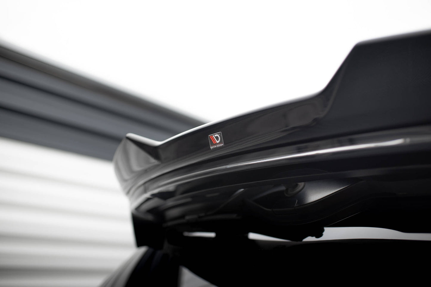 Maxton Spoiler CAP für 3D Land Rover Discovery HSE Mk5 schwarz Hochglanz