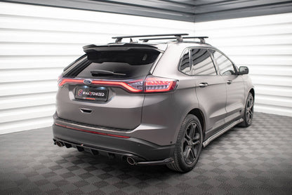 Maxton Spoiler CAP für Ford Edge Mk2 schwarz Hochglanz