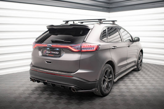Maxton Spoiler CAP für Ford Edge Mk2 schwarz Hochglanz
