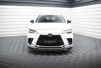 Maxton Front Ansatz für Lexus RX F-Sport Mk5 schwarz Hochglanz