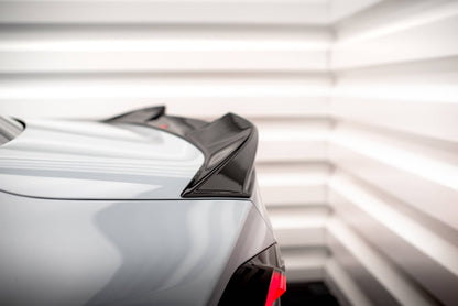Maxton Spoiler CAP für 3D BMW 2 Coupe G42 / M2 G87 schwarz Hochglanz