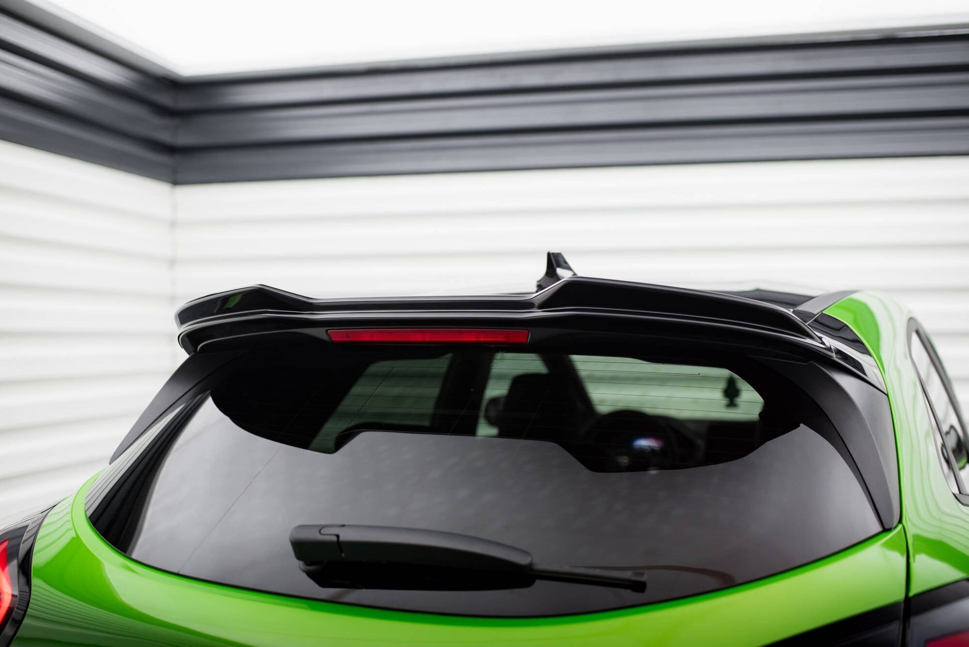 Maxton Spoiler CAP für 3D Ford Puma ST / ST-Line Mk1 schwarz Hochglanz