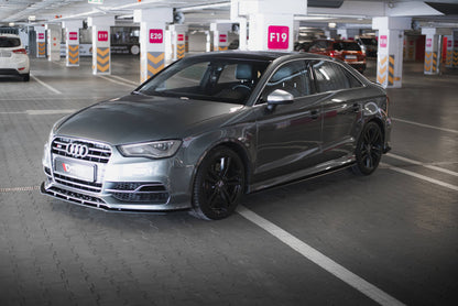 Maxton Street Pro Front Ansatz für für Audi S3 / A3 S-Line Limousine 8V