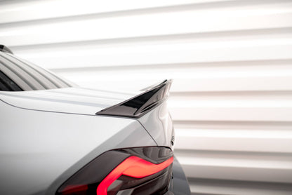 Maxton Spoiler CAP für 3D BMW 2 Coupe G42 / M2 G87 schwarz Hochglanz